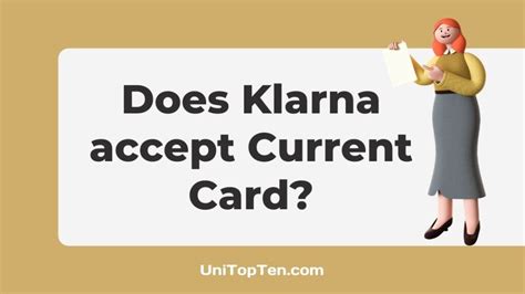 does klarna accept current